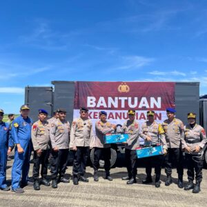 Bantuan Logistik Mabes Polri Tiba di Sumbar, Distribusi Difokuskan ke Daerah Paling Terdampak