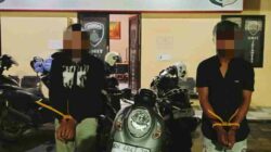 Polresta Mataram Amankan Dua Tersangka Pencurian Motor Senilai Rp23 Juta
