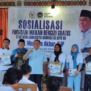 Sosialisasikan Program MBG di Lombok Barat Bersama H.M.MUAZZIM AKBAR