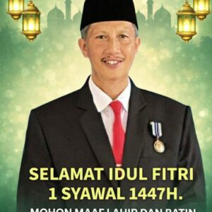 Keluarga Besar MTsN 2 Lobar Ucapkan Selamat Hari Raya Idul Fitri 1447H