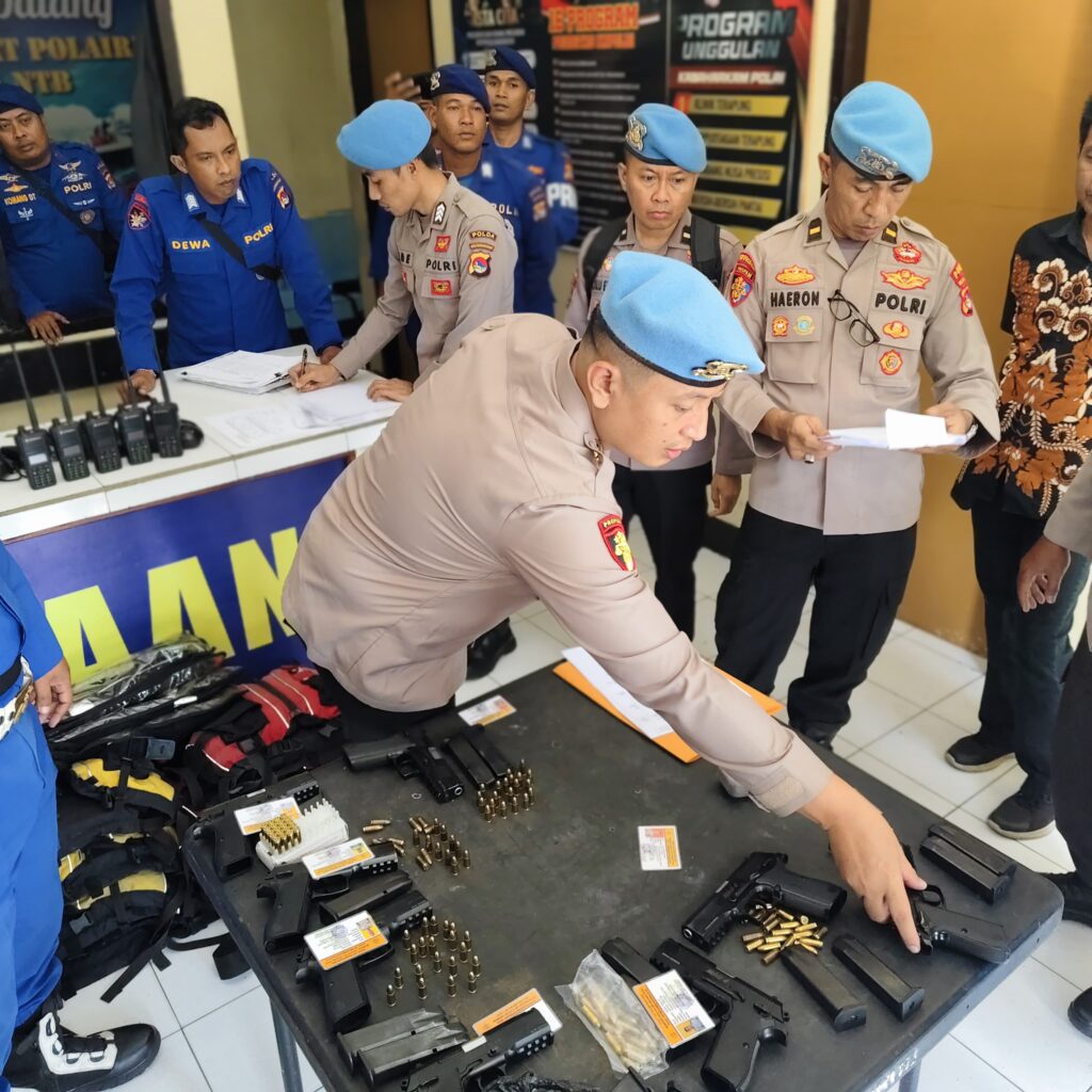 Polda NTB Gelar Razia Internal: Senjata Api Personel Polairud Diperiksa Ketat